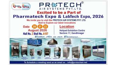 Protech Air Systems exhibiting at PharmaTech Expo and LabTech Expo 2026 in Gandhinagar